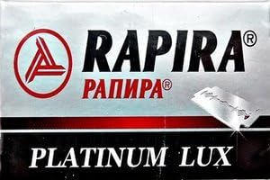 5 Rapira Platinum Lux blades (1 pack) + 1 Free Silver Star bIade