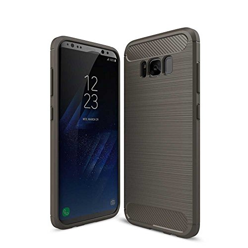 New ShockProof Luxury TPU Rugged Case Cover for Samsung Galaxy S8 (Grey)