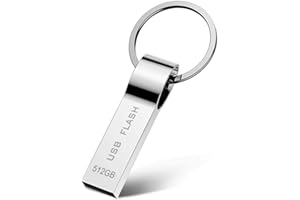 DASNIALER USB Stick 512GB USB 3.0 Speicherstick Wasserdicht Memory Stick Metall USB-Stick 512GB USB-Flash-Laufwerk für Computer Tablet/Geburtstag Geschenk/Speicher Datenspeicher