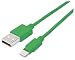 Produktbild Manhattan iLynk Lightning auf USB Kabel für iPad/iPhone/iPod ( A-Stecker / Lightning-Stecker ) 1 m grün 394215