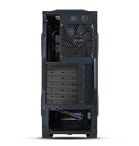Nox Coolbay SX midi-tower schwarz Box-Computer (midi-tower PC 1 x 120 mm x 120 Stahl SECC 1 mm weiß) - 3