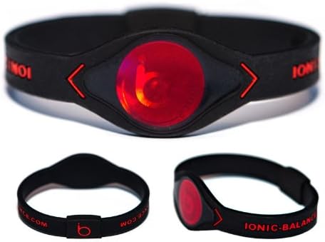 OFFICIAL - Ionic Balance CERBERUS Band - Black / Red - Latest Generation MK2 Technology (Large - 20.5cm / 8.1in)