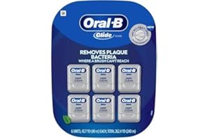 Oral-B Glide Pro-Health Lot de 6 fils dentaires pour nettoyage en profondeur Menthe 40 m