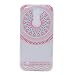 Produktbild Lonchee LG K7 (5,0 Zoll) Hülle,Bunte Muster Weich TPU Handy Hülle Durchsichtig Transparent Etui Cover Case Protective Shell Soft Schutzhülle Telefon Kasten für LG K7 (5,0 Zoll) – Rosa Kreis