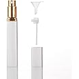 Sichumaria®12 ml Dumb Silver Mini Travel Perfume Refillable Bottle Spray Empty Atomizer with Perfume Extractor Pump,Funnel