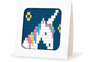 UPYAA - Canevas et CIE - Loisirs créatifs - Kit Canevas + Cadre-Licorne - Kit canevas enfant - 430501