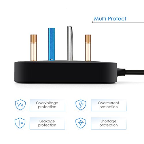USB Hub, BC Master 4-Port USB 3,0 Splitter mit LED Licht Super Speed Datenübertragungsraten bis zu 5Gbps für Macbook, Laptops, Ultrabooks und Tablet PC - 6