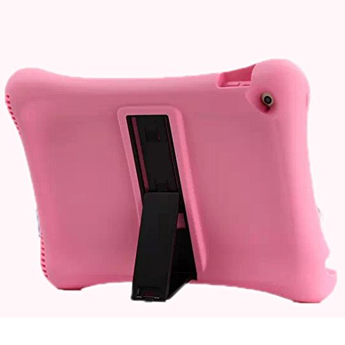 NEWSTYLE Apple iPad Air 2 Kinderfreundliche Silikon Hülle Schutzhülle Tasche Case für iPad Air 2 / iPad 6 / iPad 9.7 2017 (9,7 Zoll) (pink) - 2