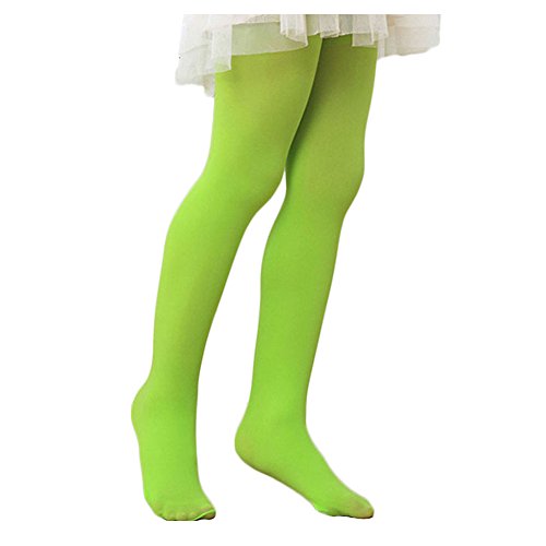 Preisvergleich Produktbild Westeng Kinderstrumpfhose Schüler Socken Samtfarbtanzsocken Samt Socken Grün Geeignet für Mädchen mit einer Höhe von 115-130cm