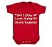 When I Grow Up...Play for Czech Republic Baby Bodysuit Red with White Print