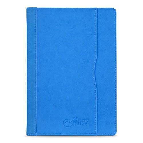 Lenovo Tab 2 A10-30, JAMMYLIZARD Ledertasche für Lenovo Tab 2 A10-30, BLAU & HONIG - 7