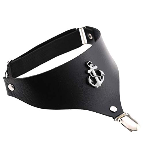 Preisvergleich Produktbild COMVIP 1 Stk. Einstellbar Sockenhalter Strumpfhalter Clips-Strumpfhalter Socken Strumpf Garter Schwarz