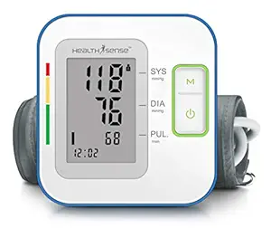 HealthSense BP100 Heart-Mate BP 100 Digital BP Monitor with Talking Function (Blue)