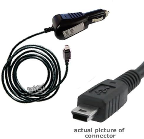 Long 12v/24v USB Car Charger (1.9m) for TomTom ONE V2 V3 V4 V5/ONE XL/XL/XXL/GO 520 720 920/ GO 720 730 930/GO 540 740 940 LIVE/GO 550 750 950 LIVE/START/START2 GPS Models - Exclusive to DigiBits