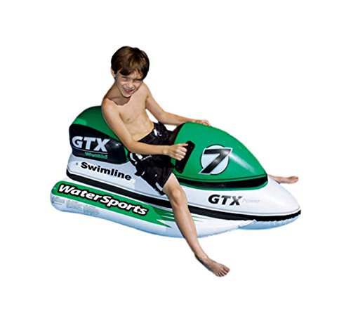Swimline 9027SL GTX Wet Ski & Wild Ride - On Water Bike Inflatable Float 9027