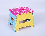 F-Eshion 1pc * kleine tragbare Kunststoff klappbarer Hocker Sicherheit Kinderstuhl * zufällige Farbe - 4