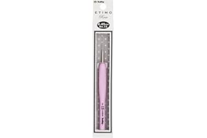 Crochet Hook Tulip Etimo Rose Acier Prise Douce 0,45 mm - 1 pc