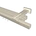 Produktbild Interdeco Innenlauf-Gardinenstangen eckig Satin-Silber 3-läufig 20x20 mm Quadline (Multi) Cubes, 200 cm
