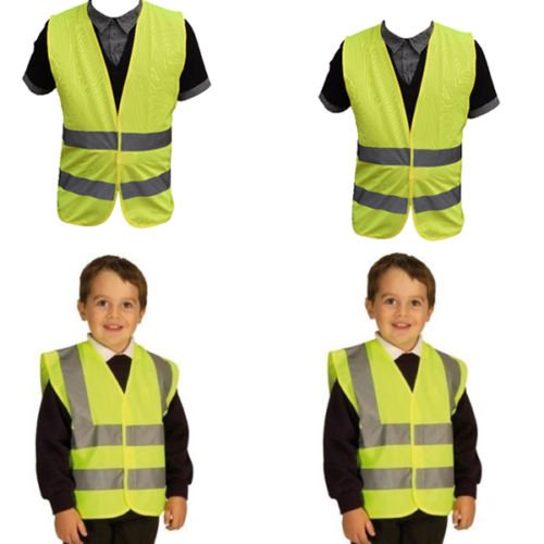 Childrens-Hi-Vis-Reflective-Vests-Adults-Vests-Family-Ideal-for-European-Travel-Kit