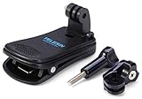  telesin rotación mochila Clip de soporte sólido de Super abrazadera de liberación rápida rotación para montaje para Xiaomi Yi cámara de acción 4 K 2, Yi cámara