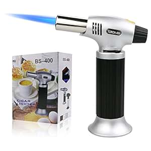 Accendini Jet Flame Torch Torcia Da Cucina Ricaricabile In Metallo Butano Creme Brulée, Dab, Design Antivento, Alta Qualà Da 7,12 € | DHgate