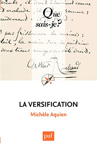 Download La versification: « Que sais-je ? » n° 1377 Download La versification: « Que sais-je ? » n° 1377