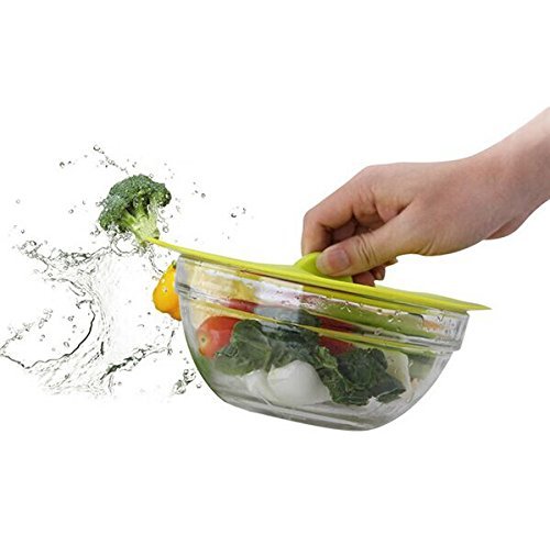 Tenn Well 4 Stück Silikon Deckel Set, Silikon Deckel Fuer Küche - 4