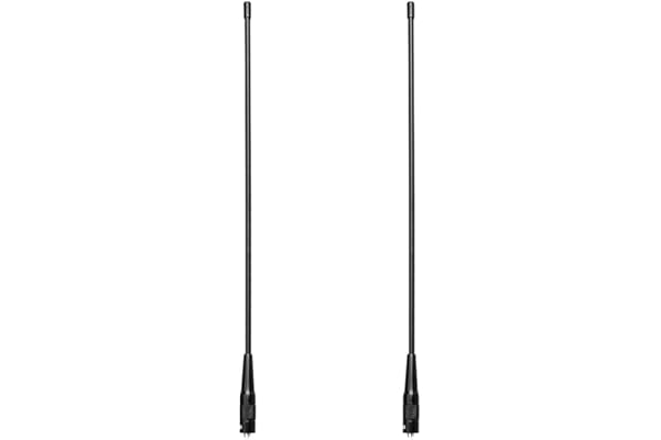 Retevis RHD771 Antenne SMA-F Double Bande 144/430MHz VHF/UHF Talkie Walkie Antenne, Compatible avec Baofeng UV-5R UV-5R Plus BF-888S Retevis RT5R RA79 RB648P, Qansheng UVK5 (2 Pcs)