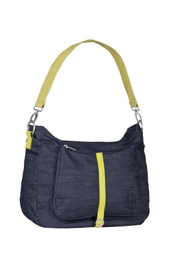Preisvergleich Produktbild Lässig Green Label Shoulder Bag Wickeltasche mit verstellbarem Schultergurt inkl. Wickelzubehör, denim blue