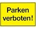 Produktbild 5 Stk. Gebotsschild gelb 'Parken verboten' - 300x200mm