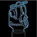 Produktbild 3D Led Nachttischlampen 7 Farben Ändern Visuelle Wohnkultur Roller Lamparas Für Kinder Touch Usb Motorrad Tischlampe Beleuchtung Geschenke