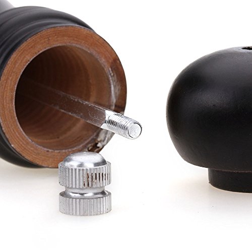VivReal 6″ Pfeffermühle Salzmühle Holz Gewürzmühle Praktisch Topqualität Effizient - 6