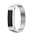 Produktbild SWITCHALI Elastisches Edelstahl Armband Uhrenarmband für Fitbit Alta HR Smart Watch (Silber)