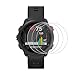 Produktbild Muium 2019 Clear Film FürGarmin Forerunner 245 Watch, 3PC Tempered Glass Screen Protector SDünne schutzrahmen stoßstange abdeckung shell Fitness für Garmin Forerunner 245 Watch (Durchsichtig)