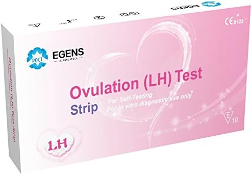 30 x Egens Fertility Ovulation Sticks - Testing Strips 20mIU 3mm LH Urine Test