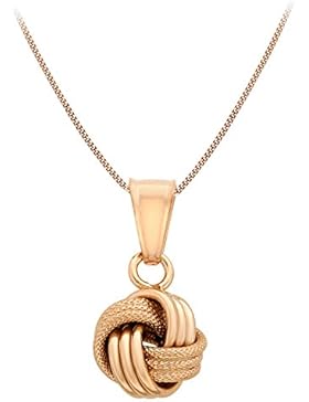 Carissima Gold Damen-Kette 9 k (375) white gold 25PG Diamond Cut Curb Chain Rundschliff