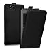 Produktbild kwmobile Flip Case Hülle für HTC One A9s - Aufklappbare Kunstleder Schutzhülle Tasche im Flip Cover Style in Schwarz