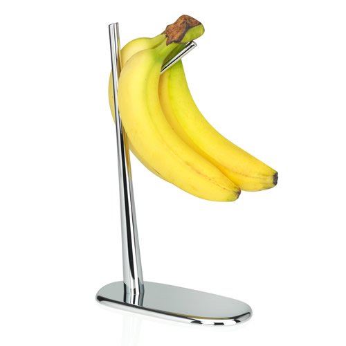 Alessi JT01 Bananenhalter Dear Charlie, Edelstahl, silber - 2