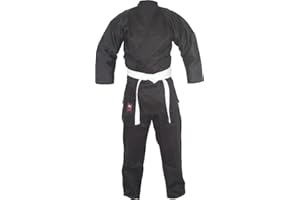 Budodrake Karate Ninjutsu & SV Anzug Kinder schwarz