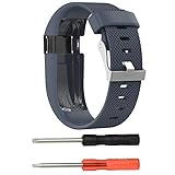 Ersatz-Armband für Fitbit Charge HR ,COLORFUL Silikon Sport Ersatzarmband Uhrenarmband Replacement Wechselarmband watch band für Fitbit Charge HR (Dunkelblau)