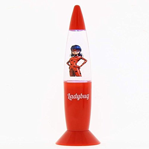 Preisvergleich Produktbild Miraculous Ladybug Glitzer LED Lampe 18 cm