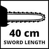 Einhell Elektro Kettensäge GH-EC 2040 (2000 Watt, 375 mm Schnittlänge, Oregon Kette und Qualitätsschwert, Rückschlagschutz und Kettenfangbolzen) - 10
