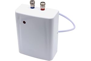 CUTYCATY Elektronisch Durchlauferhitzer 3.5kw Klein-Durchlauferhitzer Druckfest + Drucklos Durchlauferhitzer Küche