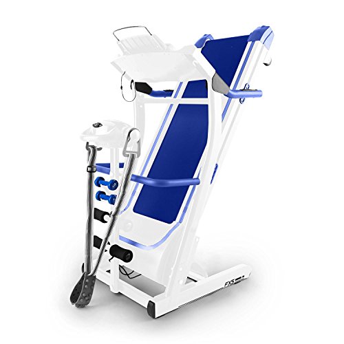 Klarfit Pacemaker FX5 Laufband Heimtrainer (1,5 PS, 12 km/h, Massagegerät, Sit Up Bank, Trainingscomputer, 12 Programme, Lautsprecher, AUX-IN, zusammenklappbar) verschiedene Farben - 3