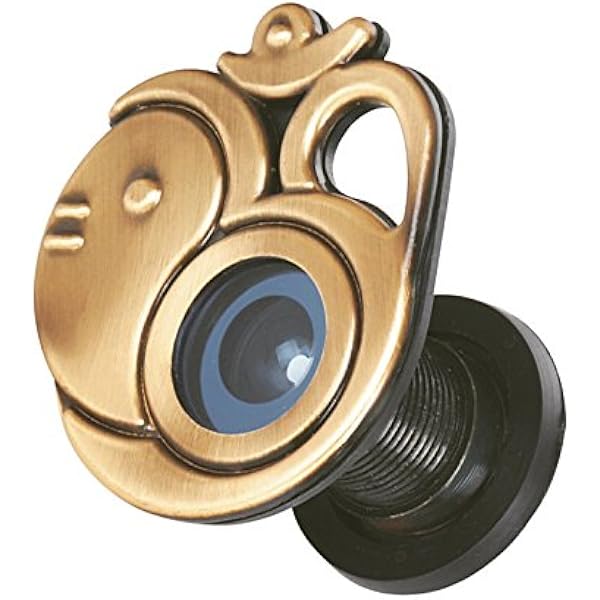 Madhuli Ultra Clear 180 Degree Door Eye Viewer Antique Brass Finish Om With Ganesha Model For Safe And Secure Home Amazon In Home Improvement