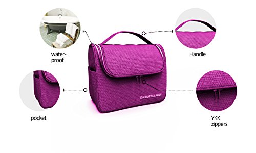 DoubleVillages Wasserdicht Kulturbeutel Damen Herren Reise Kulturtasche Kosmetiktasche Zum Aufhaengen Waschtasche / Make up Tasche / Waschbeutel - 3
