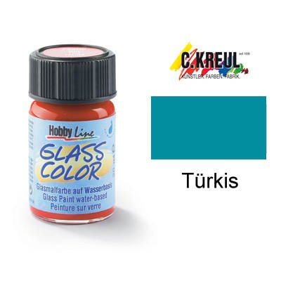 Glass Color Glasmalfarbe, 20ml, Türkis [Spielzeug]