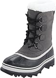 Absatzform: flach Sorel Caribou, Botas para Mujer, Gris (Shale)/Black (Stone), 37.5 EU