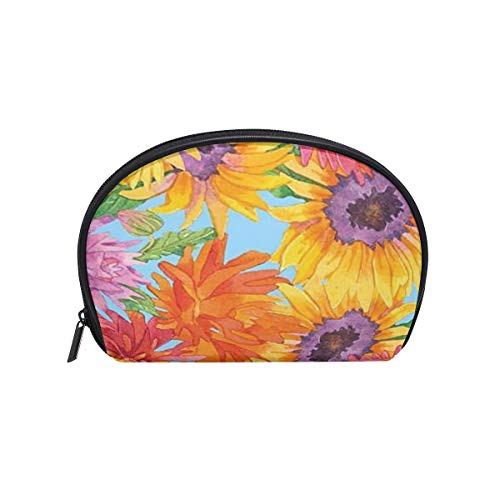 Trousse de maquillage Pochette à motif cosmétique Welcome Flower Pattern