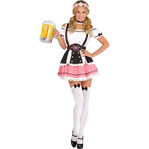 Oktoberfest Wench Ladies Fancy Dress German Bavarian Beergirl Womens Costume